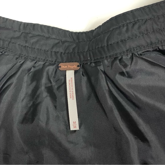 Free People ‘Midnight Bomber’ Full Zip Jacket in Black Size Medium - Picture 12 of 12